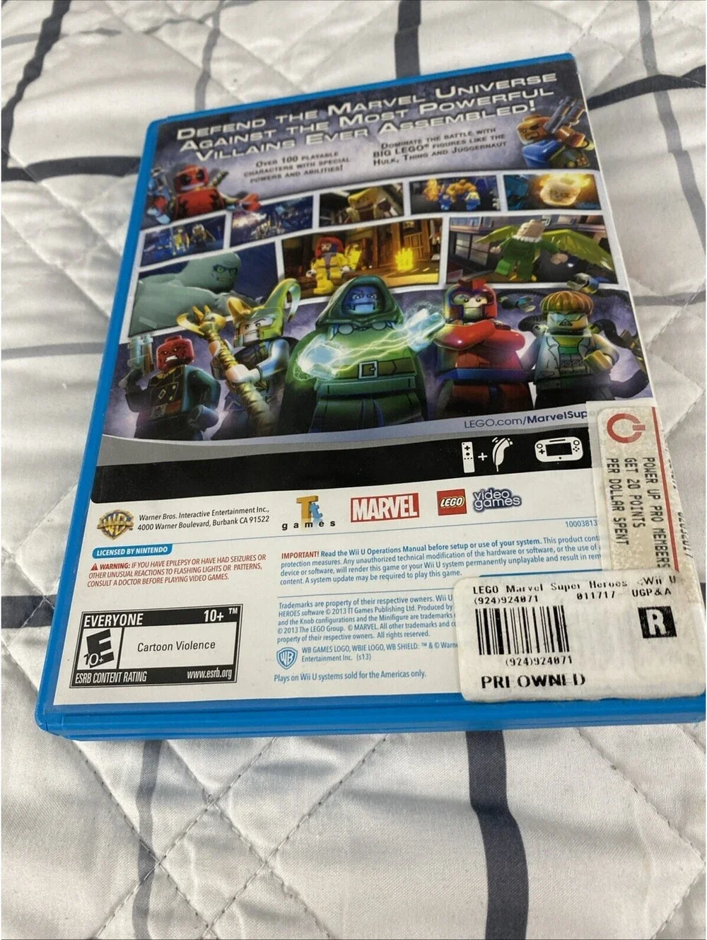 LEGO Marvel Super Heroes Video Game for Nintendo Wii U